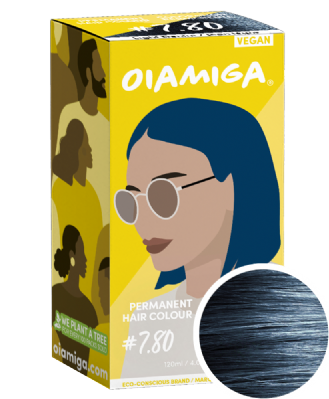 Oiamiga Permanent Light Denim Hair Dye - Light Blue Hair Dye