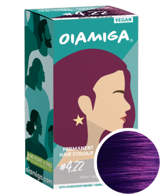 Oiamiga Permanent Plum Hair Dye - Purple Permanent Hair Dye